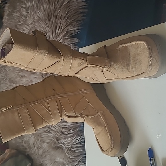 Vintage platform boots 9 - Picture 3 of 5